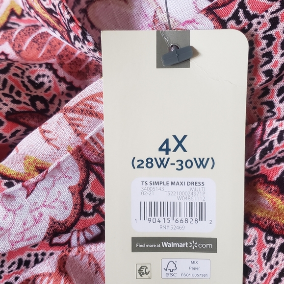 COPY - Terra & Sky Women's Plus Size Maxi Dress 3X & 4X👗Available - Picture 7 of 9